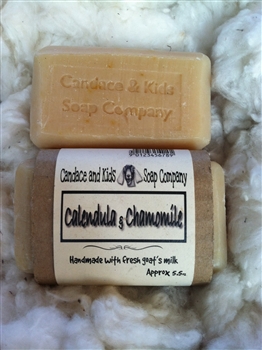 Calendula and Chamomile Goats Milk Soap