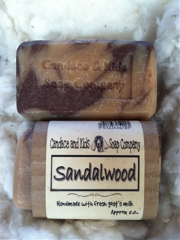Sandalwood Goats Milk Soap